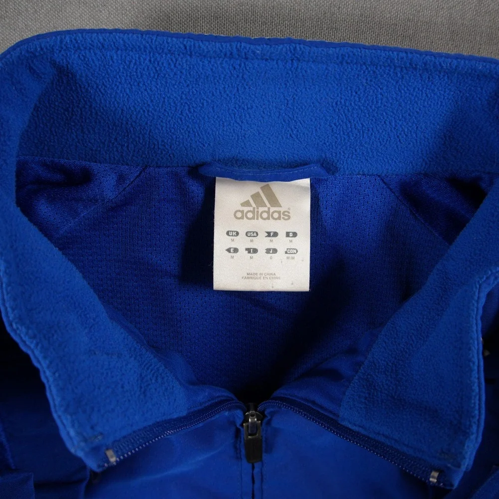 Vintage Adidas UCSB Santa Barbara Gauchos Full Zip Fleece Sport Men Jacket M